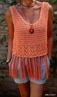 裙子成人编织图解视频